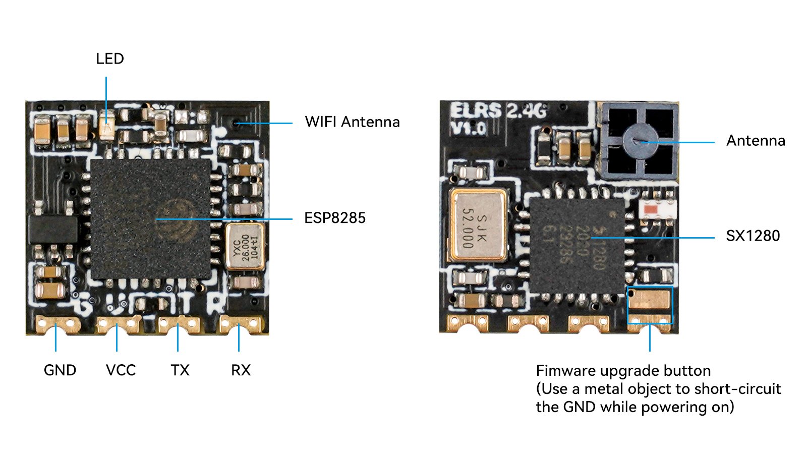 BetaFPV ELRS Lite Receiver 2.4Ghz