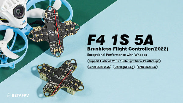 BetaFPV F4 1S 5A AIO Brushless Flight Controller V3 (ELRS 2.4G)