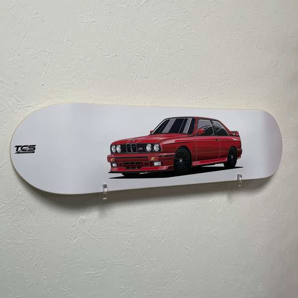 BMW E30 M3 Skate Deck Wall Art