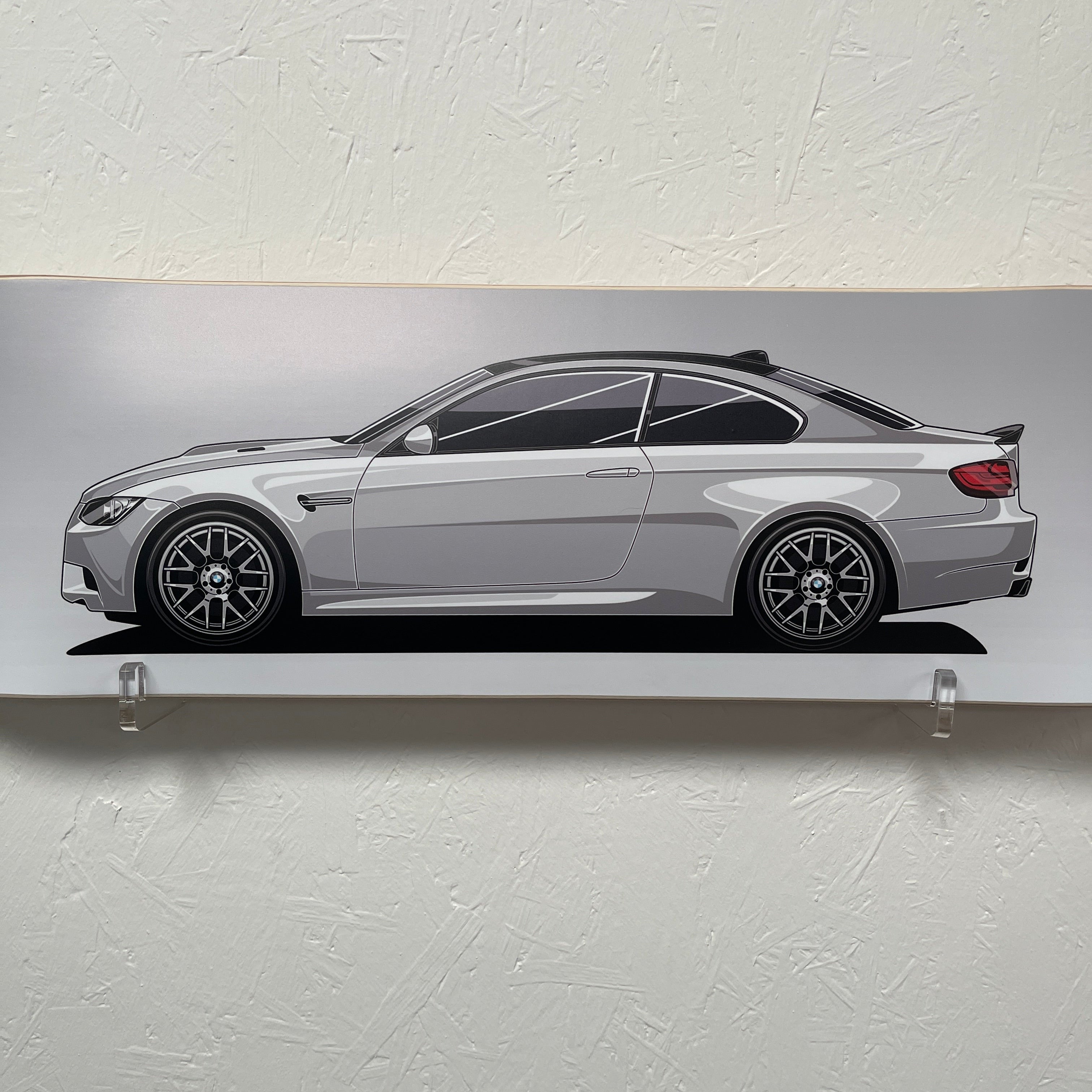 BMW E92 M3 Competition Skate Deck Wall Art