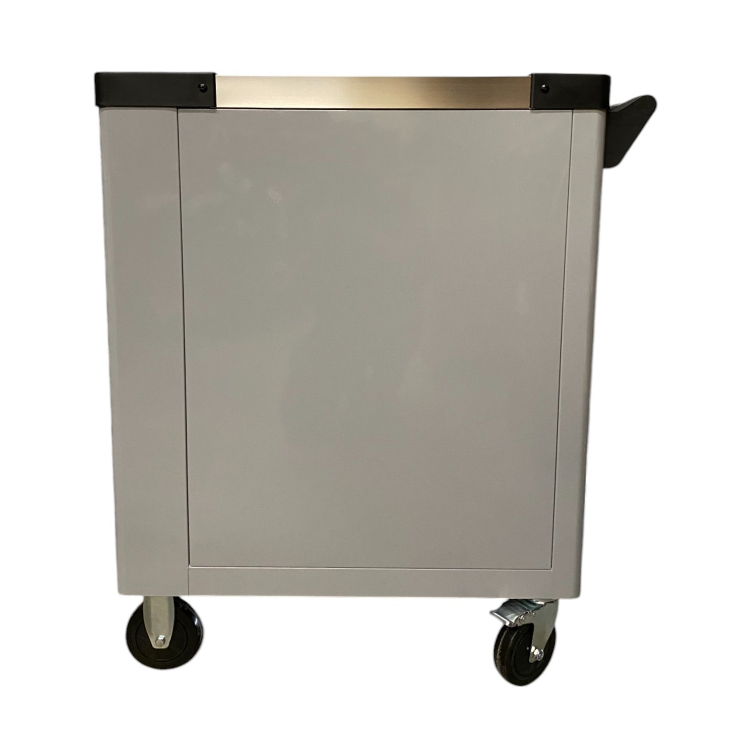 BRUNEL Tools 7 Drawer Caster Mounted Roller Tool Chest Cabinet with 6 Fully Stocked Drawers - 249 Pieces - Grey