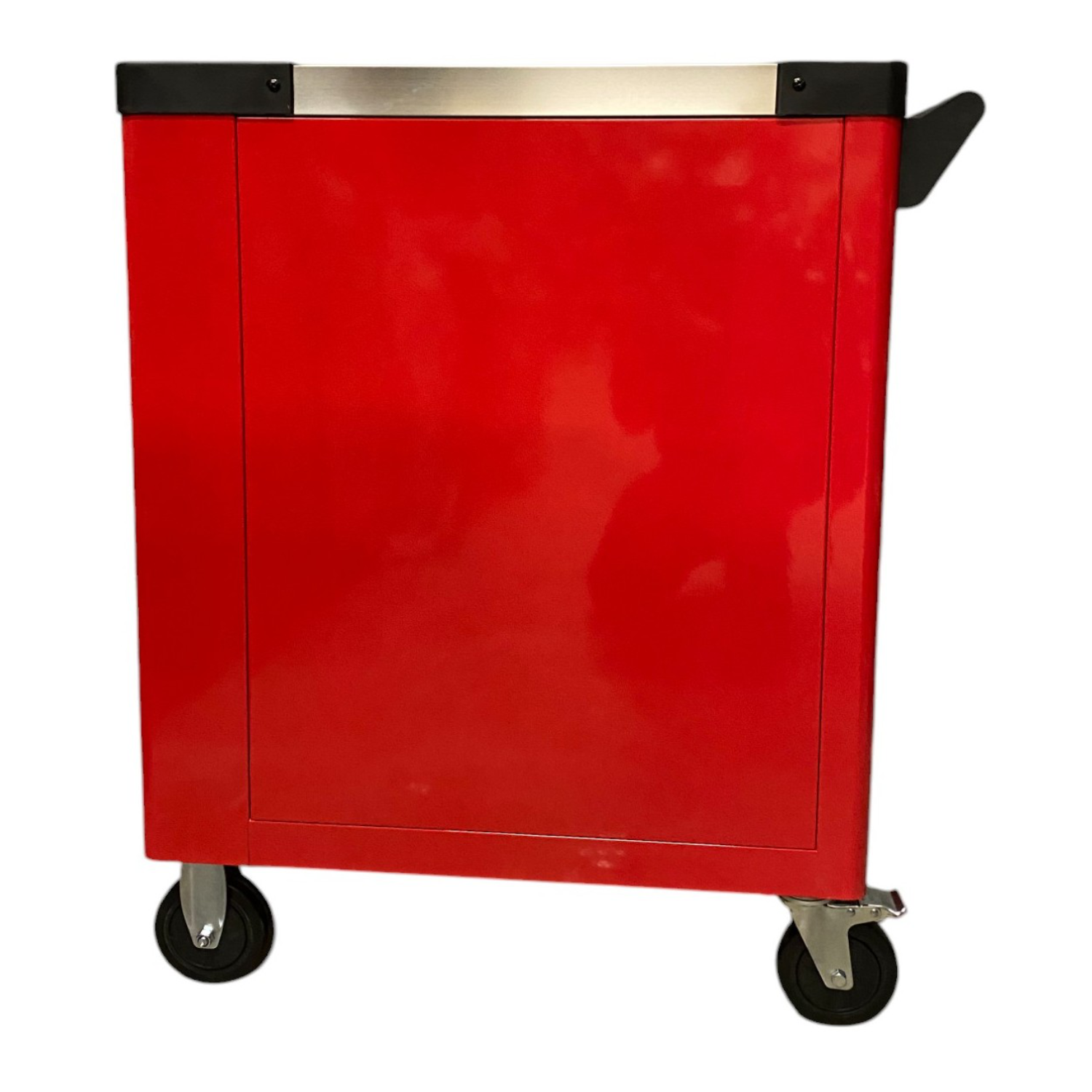 BRUNEL Tool 7 Drawer Caster Mounted Roller Tool Chest Cabinet with 6 Fully Stocked Drawers - 249 Pieces - Red