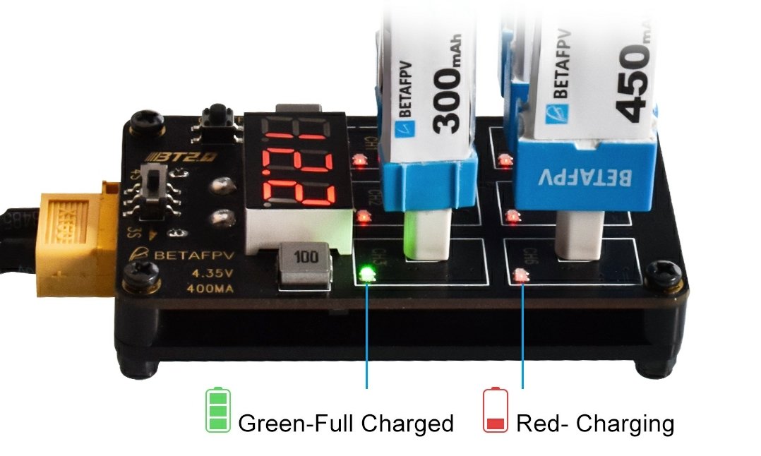 BetaFPV BT2.0 Connector 1S Lipo LiHV Charger Board