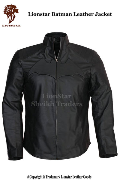 LionStar Bat Real Leather Batman Jacket
