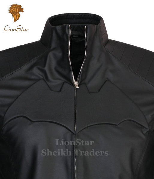 LionStar Bat Real Leather Batman Jacket