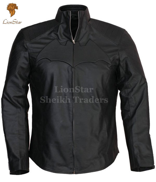 LionStar Bat Real Leather Batman Jacket