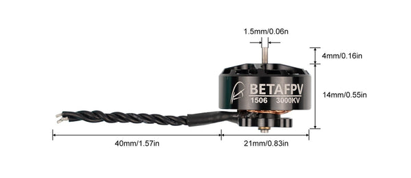 BetaFPV 1506-3000KV Brushless Motor (Pavo30)