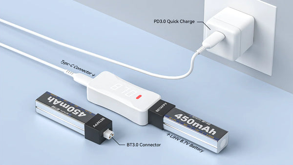 BetaFPV 2S XH2.54 Battery Charger and Voltage Tester