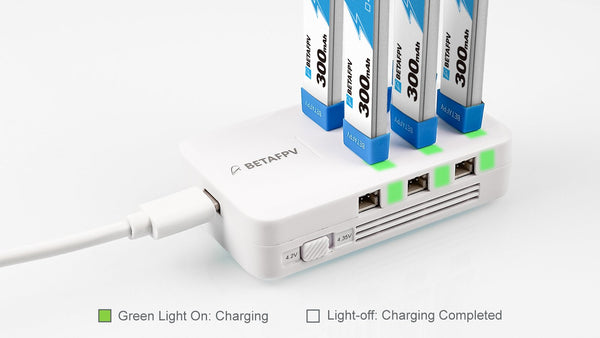 BetaFPV 6 Ports 1S Battery Charger V2 (PH2.0 BT2.0)