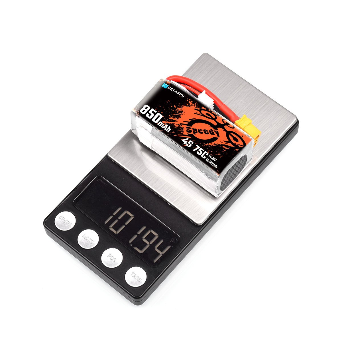 BetaFPV 850mAh 4S 75C Lipo Battery (2pcs)