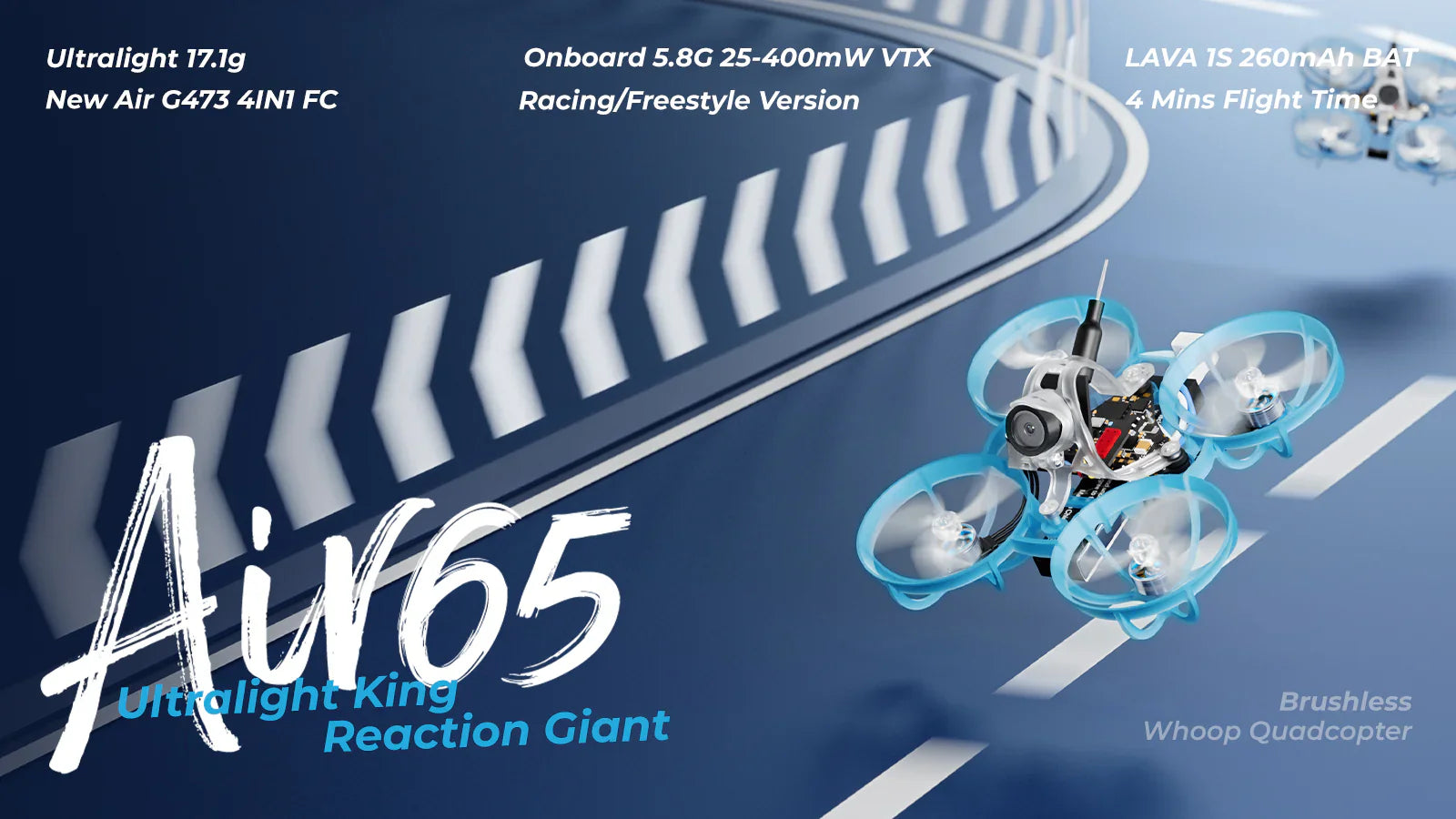 BetaFPV Air65 Brushless Whoop Quadcopter