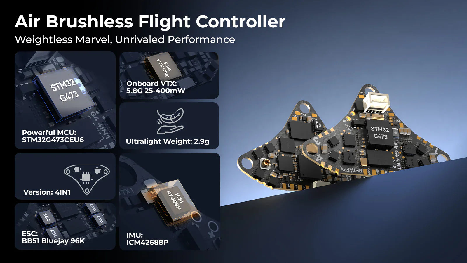 BetaFPV Air65 Brushless Whoop Quadcopter