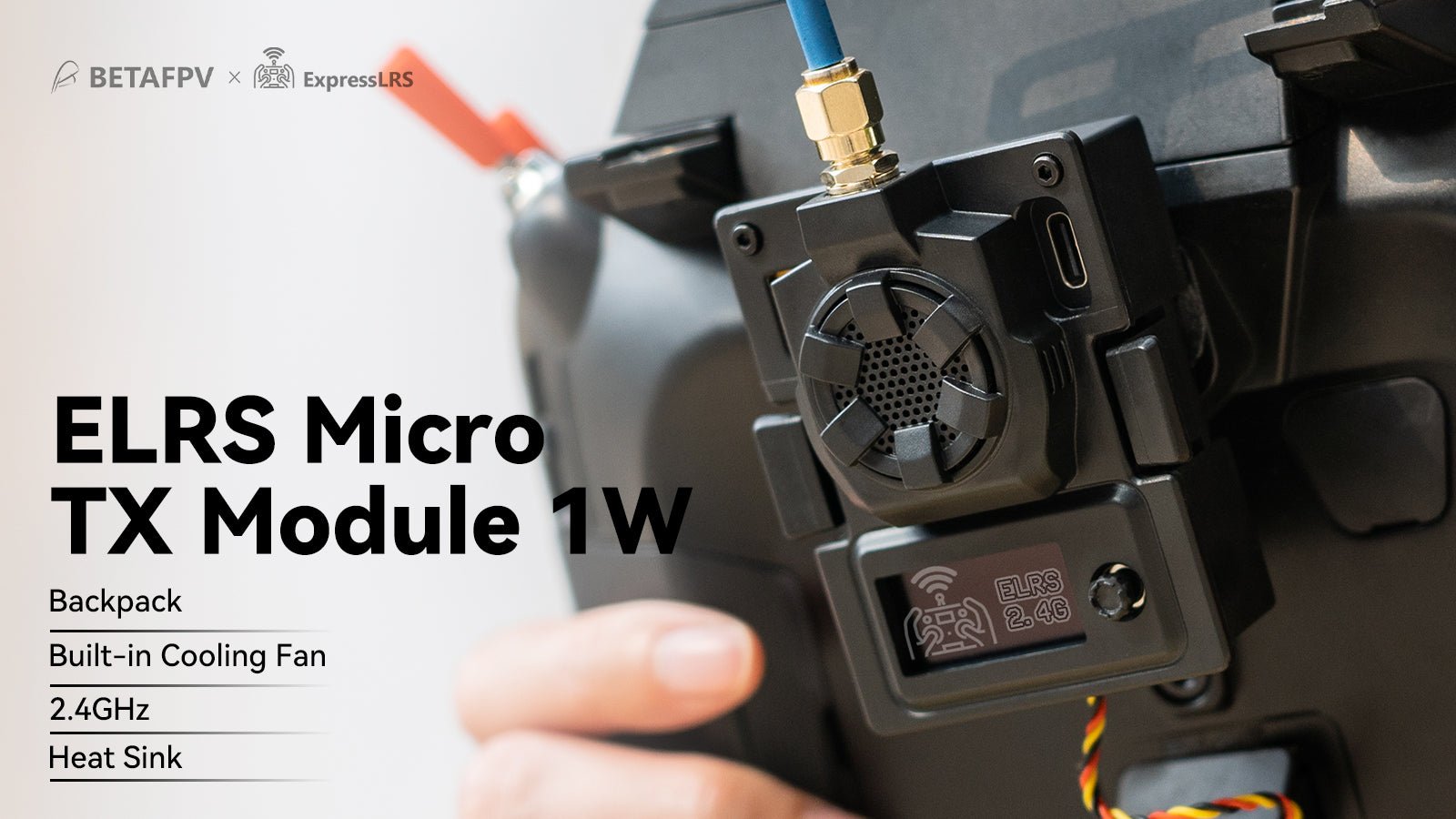 BetaFPV ELRS Micro TX Module 2.4Ghz 1W