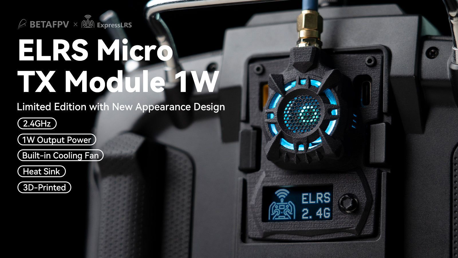 BetaFPV ELRS Micro TX Module 2.4Ghz 1W