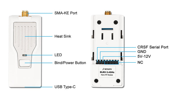 BetaFPV ELRS Nano TX Module (2.4Ghz / 868Mhz)