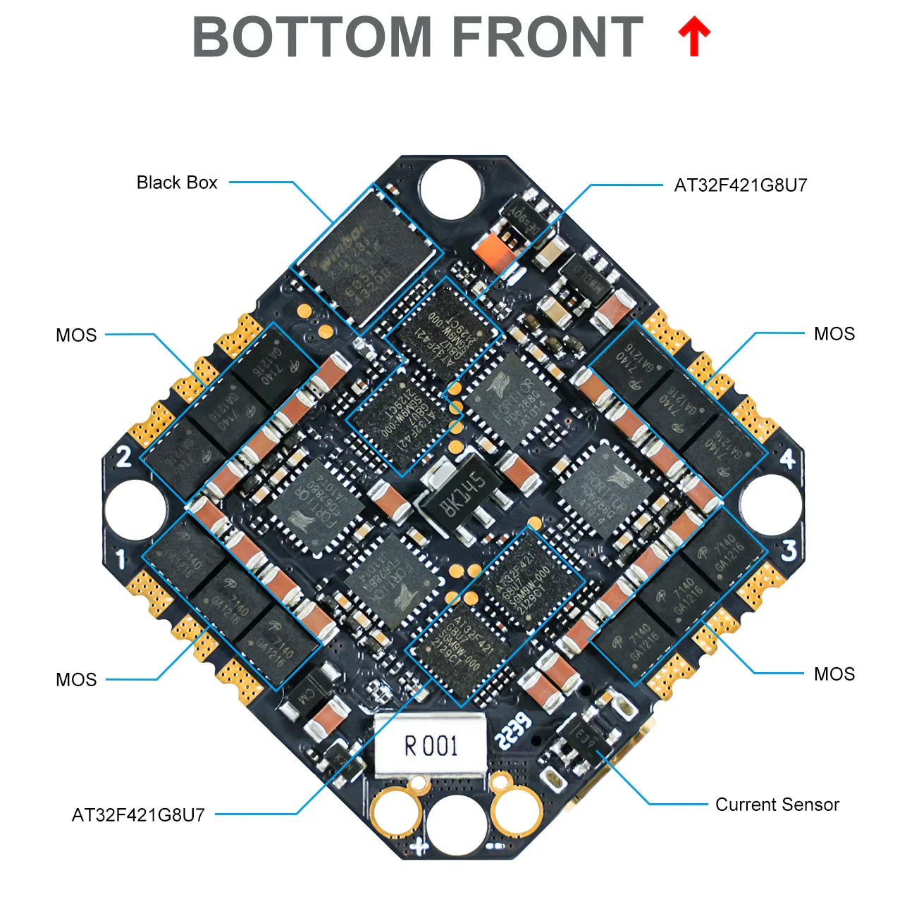 BetaFPV F722 35A AIO V2 (BlHeli_32) 2-6S Brushless Flight Controller