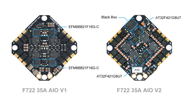 BetaFPV F722 35A AIO V2 (BlHeli_32) 2-6S Brushless Flight Controller