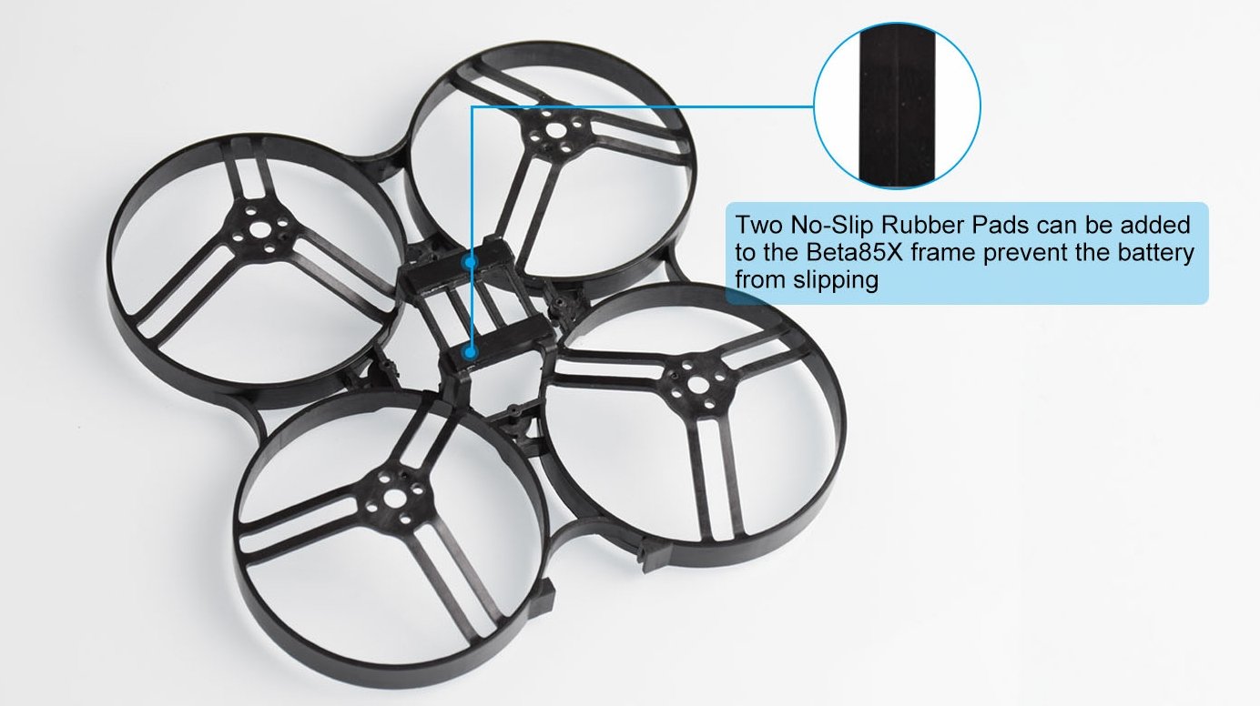 BetaFPV Lipo Strap Kit with No-Slip Rubber Pads