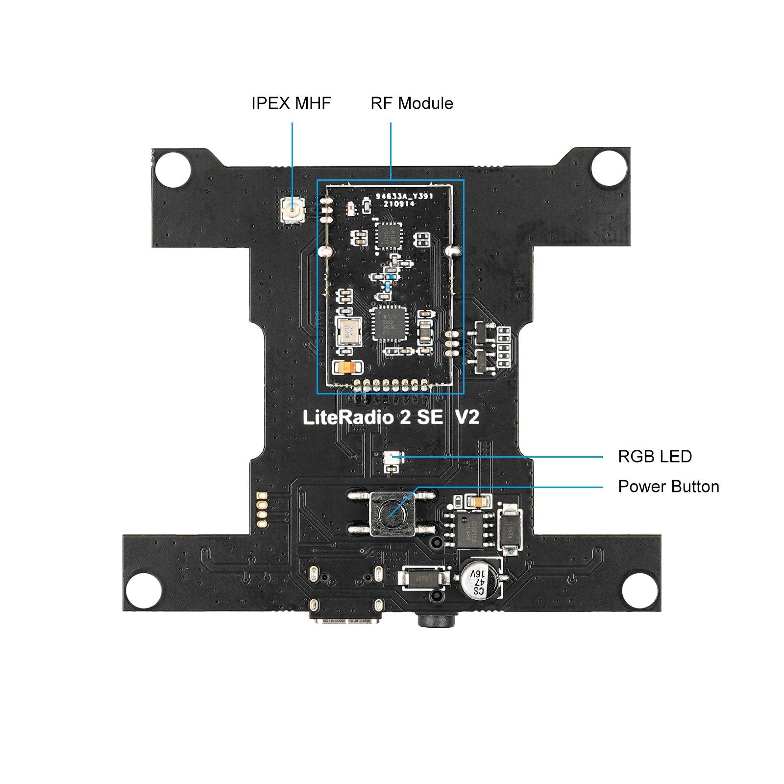 BetaFPV LiteRadio 2 SE ELRS Radio Transmitter Main Board