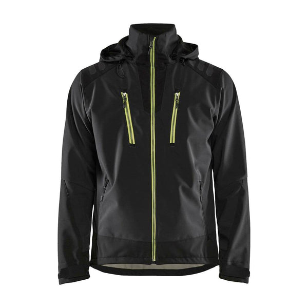Blåkläder 4749 Stretch Hooded Softshell Jacket, wind and waterproof fabric
