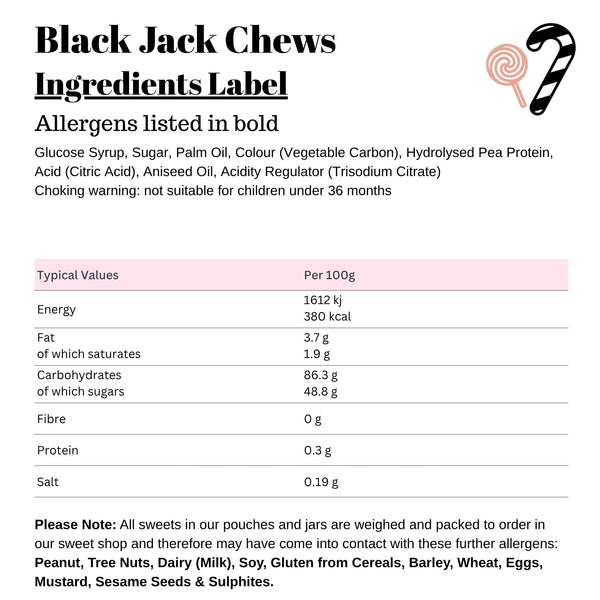 Black Jack Chews