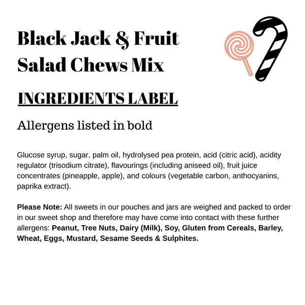 Black Jack & Fruit Salad Chews Mix
