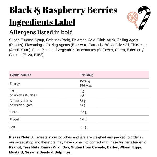 Black & Raspberry Bobbly Berries