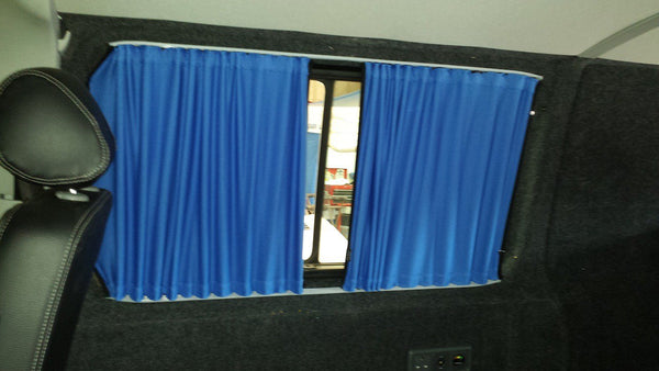 For Citroën Relay Premuim Window Curtains - Black/Blue - CREATE YOUR OWN BUNDLE | Van-X