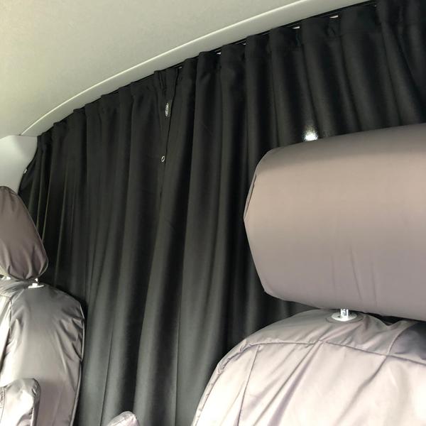 For Vauxhall Movano Campervan & Motorhome Cab Divider Curtain with Rail