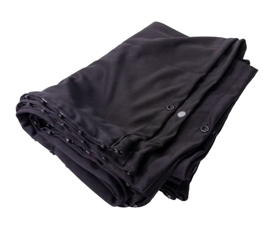 For VW T6 Window Curtains Eco-Line - Black | Van-X