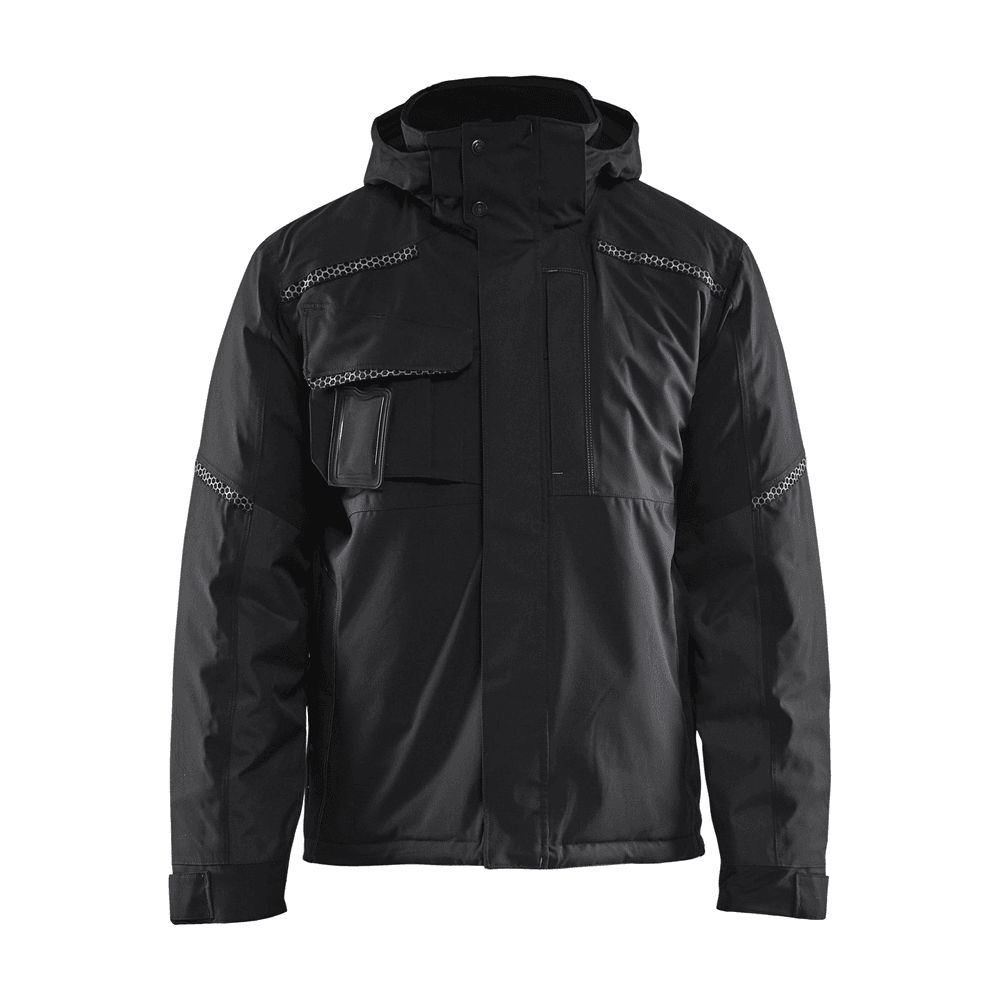Blaklader 4881 Waterproof and Windproof Winter Jacket Hooded Black Large