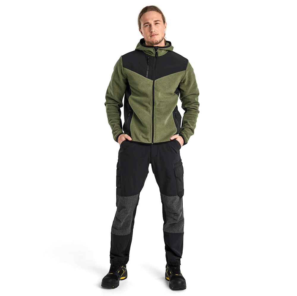 Blaklader 5940 Knitted Part Softshell Hooded Work Jacket