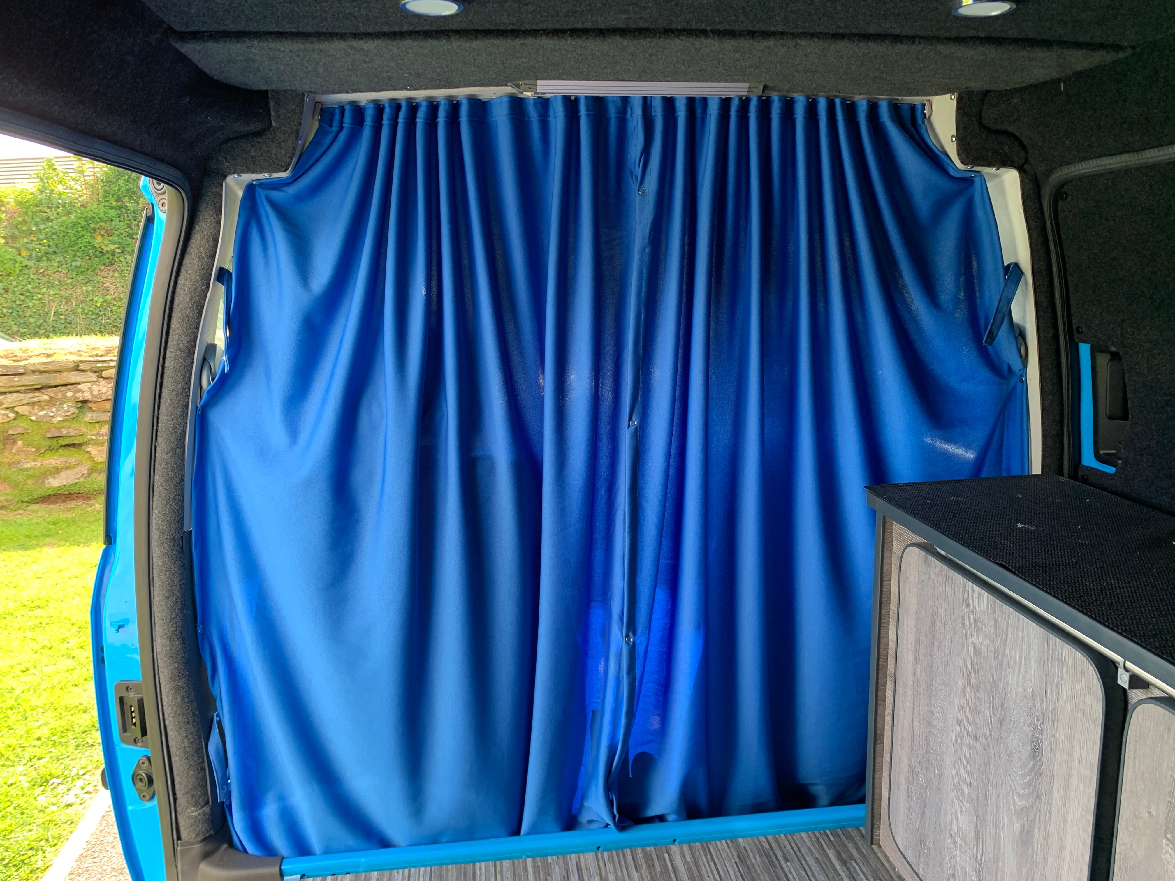 For Vauxhall Vivaro Cab Divider Curtain Kit with Rail Premium Quality - Van-X
