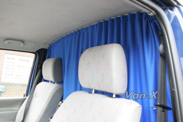 For Mazda Bongo Cab Divider Curtain Kit with Rail Premium Quality - Van-X