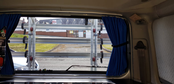 For VW T6.1 Transporter Premium 1 x Tailgate Window Curtain Van-X