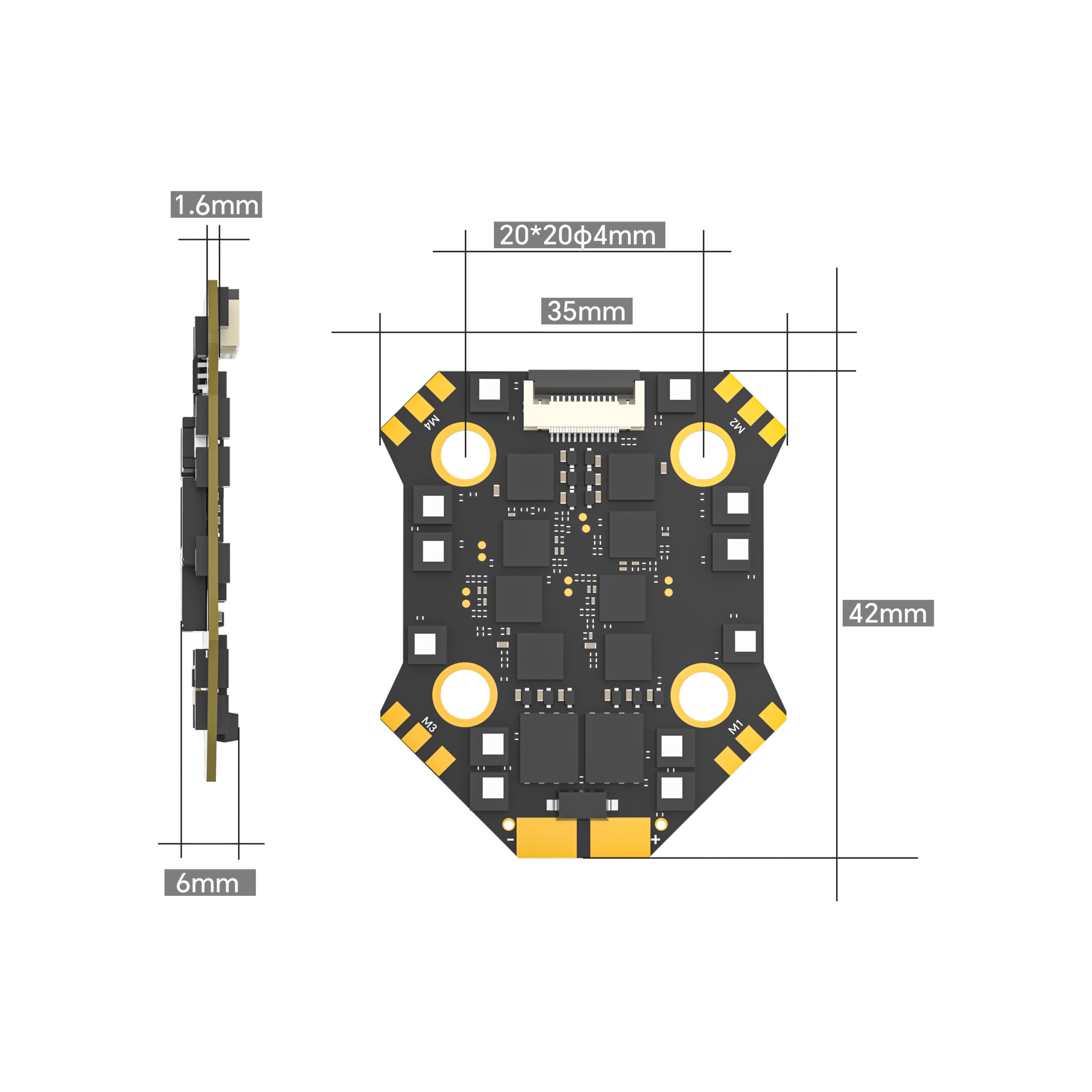 iFlight Borg F7 Mini Stack (60 Mini 4-IN-1 ESC)