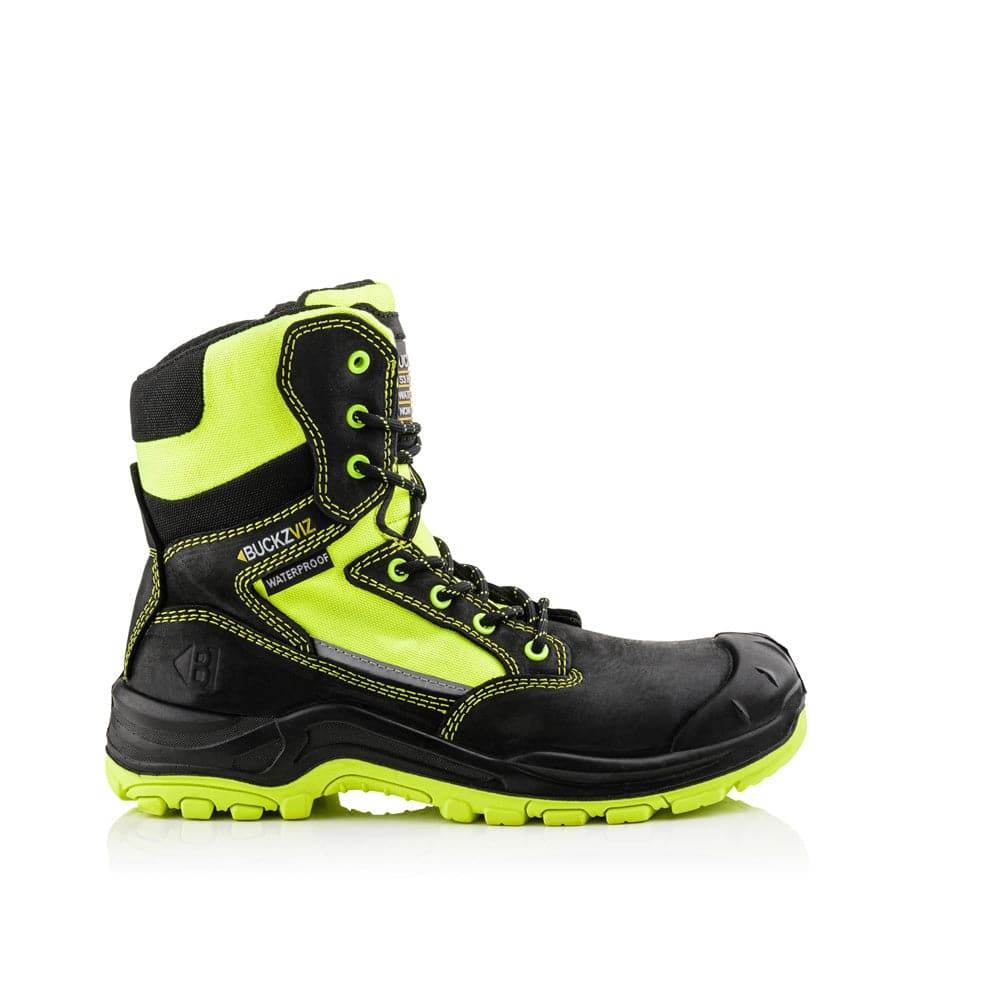 Buckler BVIZ1 S3 360° High Visibility Metal Free Waterproof Safety Lace/Zip Boot
