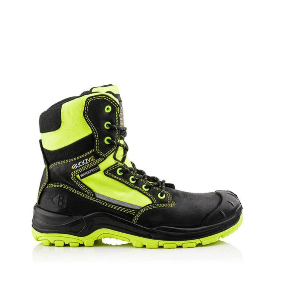 Buckler BVIZ1 S3 360° High Visibility Metal Free Waterproof Safety Lace/Zip Boot