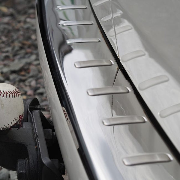 For VW T6 Transporter Multivan Rear Bumper Protector Barndoor (Ch-Insert) Stainless Steel