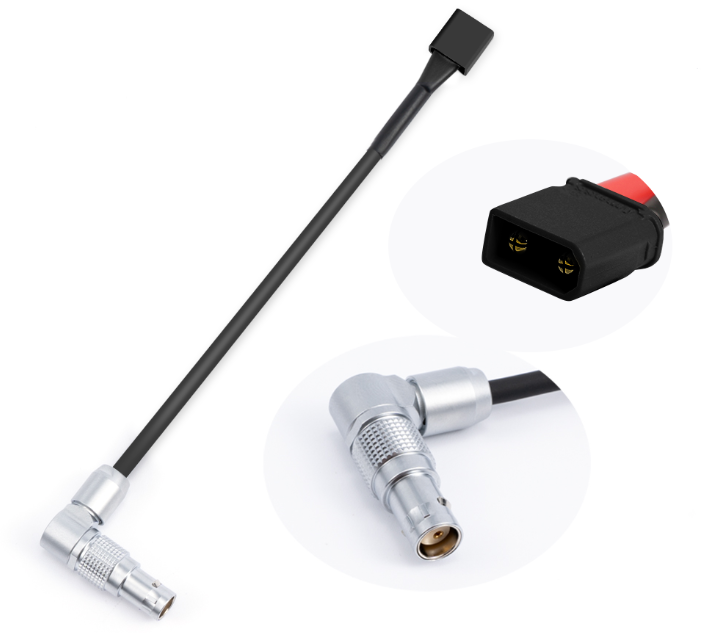 XT30U-Male to RED Komodo Power Cable