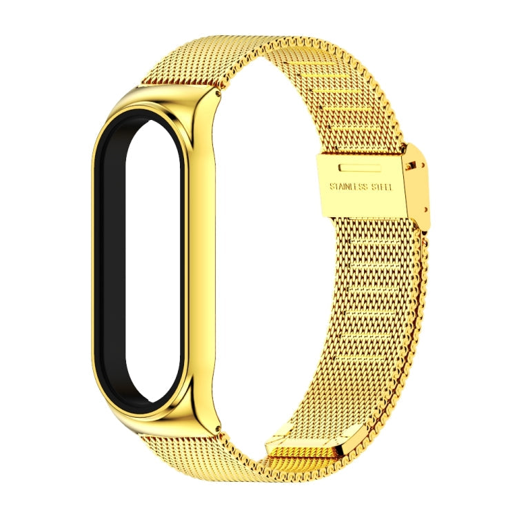 Mijobs Milan CS Screwless Buckle Metal Watch Band Case for Xiaomi Mi Band 3 & 4 & 5 & 6, Host not Included
