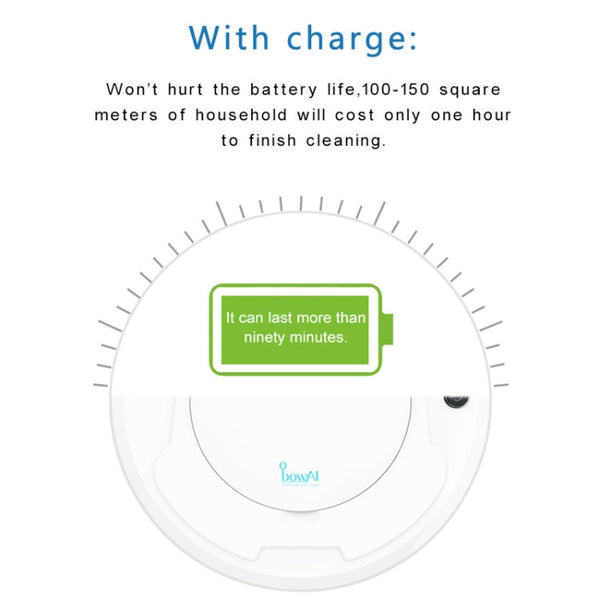 1800Pa Large Suction Smart Household Vacuum Cleaner Clean Robot