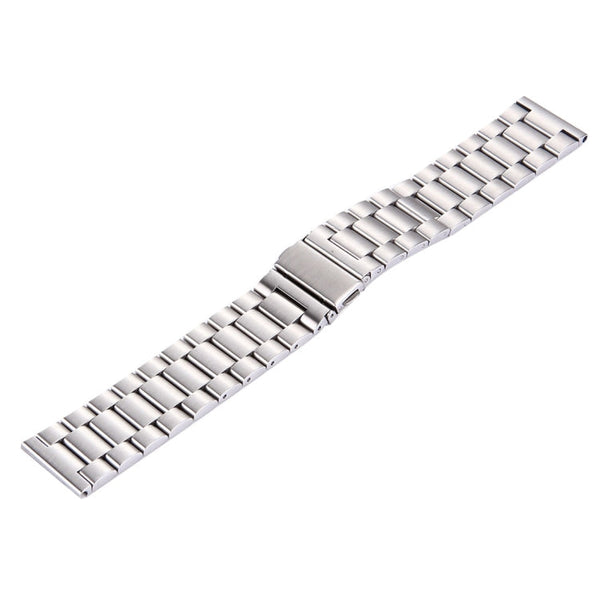 For Fitbit Blaze Smart Watch Butterfly Buckle 3 Beads Stainless Steel Watchband