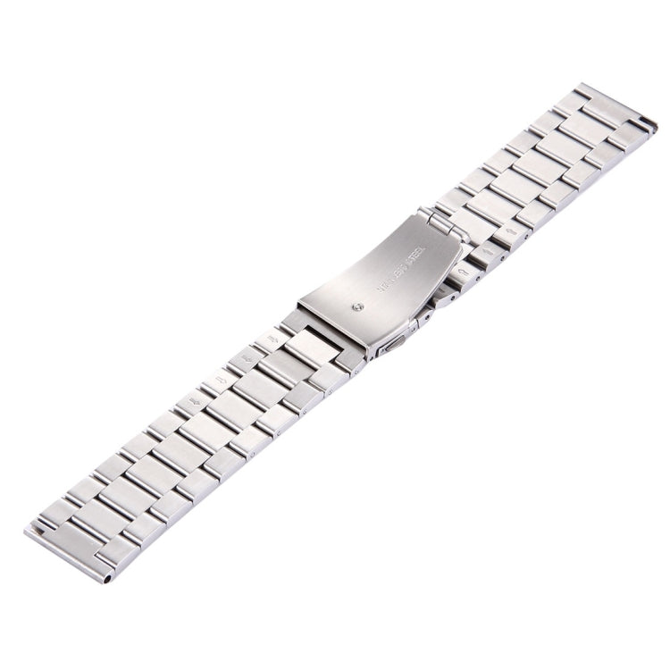 For Fitbit Blaze Smart Watch Butterfly Buckle 3 Beads Stainless Steel Watchband