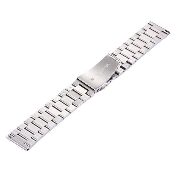 For Fitbit Blaze Smart Watch Butterfly Buckle 3 Beads Stainless Steel Watchband