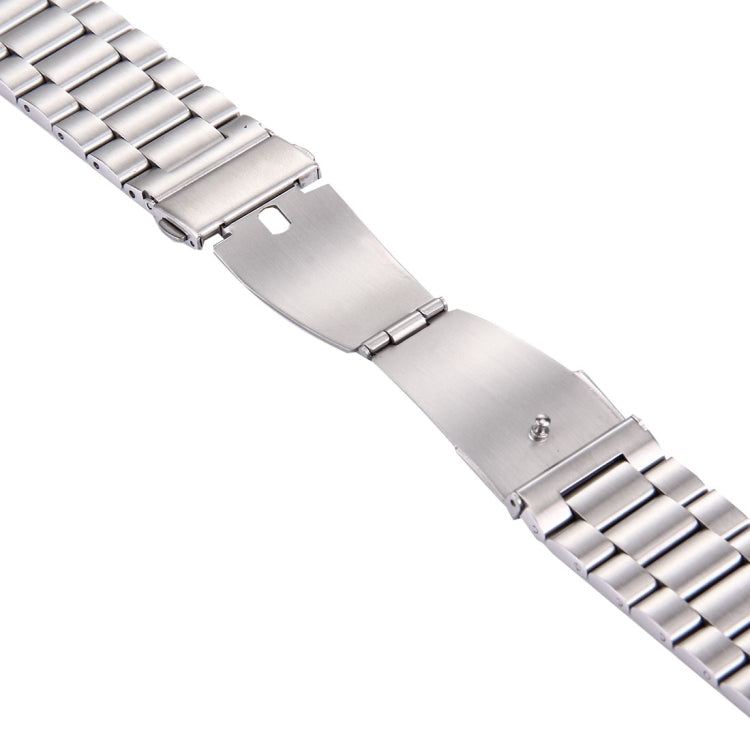 For Fitbit Blaze Smart Watch Butterfly Buckle 3 Beads Stainless Steel Watchband