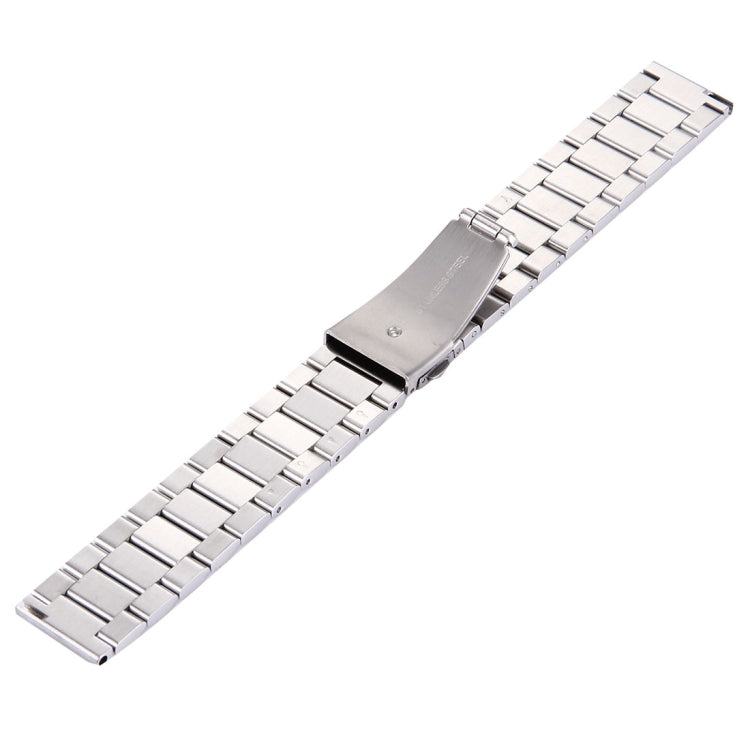 For Samsung Gear S2 Classic Smart Watch Butterfly Buckle 3 Beads Stainless Steel Watchband