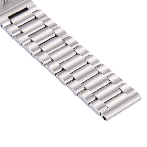 For Samsung Gear S2 Classic Smart Watch Butterfly Buckle 3 Beads Stainless Steel Watchband