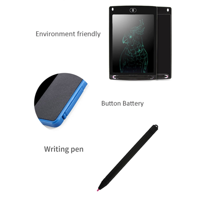 Portable 8.5 inch LCD Writing Tablet Drawing Graffiti Electronic Handwriting Pad Message Graphics Board Draft Paper with Writing Pen, 8.5 inch Black, 8.5 inch Green, 8.5 inch Blue, 8.5 inch White