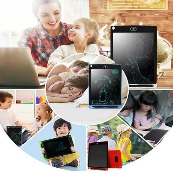 Portable 8.5 inch LCD Writing Tablet Drawing Graffiti Electronic Handwriting Pad Message Graphics Board Draft Paper with Writing Pen, 8.5 inch Black, 8.5 inch Green, 8.5 inch Blue, 8.5 inch White